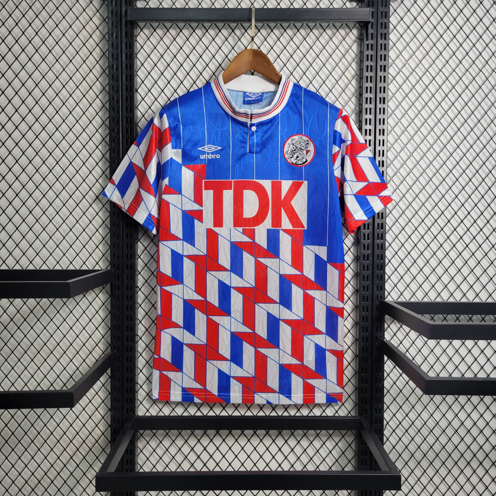 Retro Ajax 1990 Away Stadium Jersey